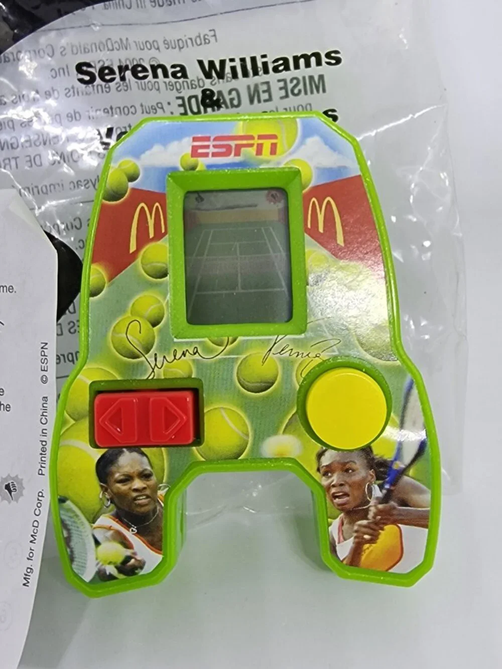 2004 ESPN Serena Venus Williams Tennis Mini Electronic Game #2 Handheld